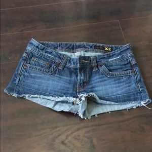 Denim shorts